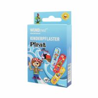 Plasture copii, Pirat, 10 bucati, Wundmed