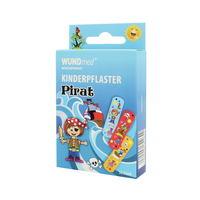 Plasture copii, Pirat, 10 bucati, Wundmed