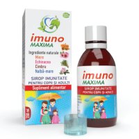 Sirop imunitate oentru copii si adulti Imuno Maxima, 150 ml, Justin Pharma