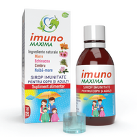 Sirop imunitate oentru copii si adulti Imuno Maxima, 150 ml, Justin Pharma
