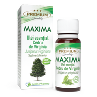 Ulei esential de cedru de Virginia Maxima, 10 ml, Justin Pharma
