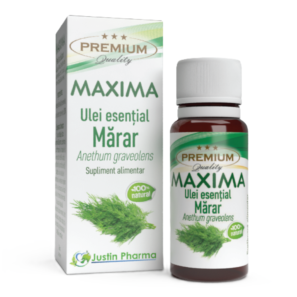 Ulei esential de marar Maxima, 10 ml, Justin Pharma