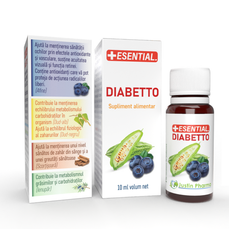 Diabetto Esential, 10 ml, Justin Pharma 559442
