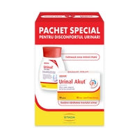 Pachet Urinal gel intim, 200 ml + Urinal akut, 10 capsule, Walmark