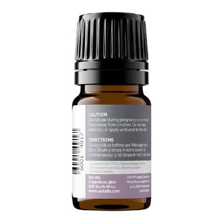 Ulei esential Musetel Roman Pur 100% Organic, 2,5 ml, SOiL 694508