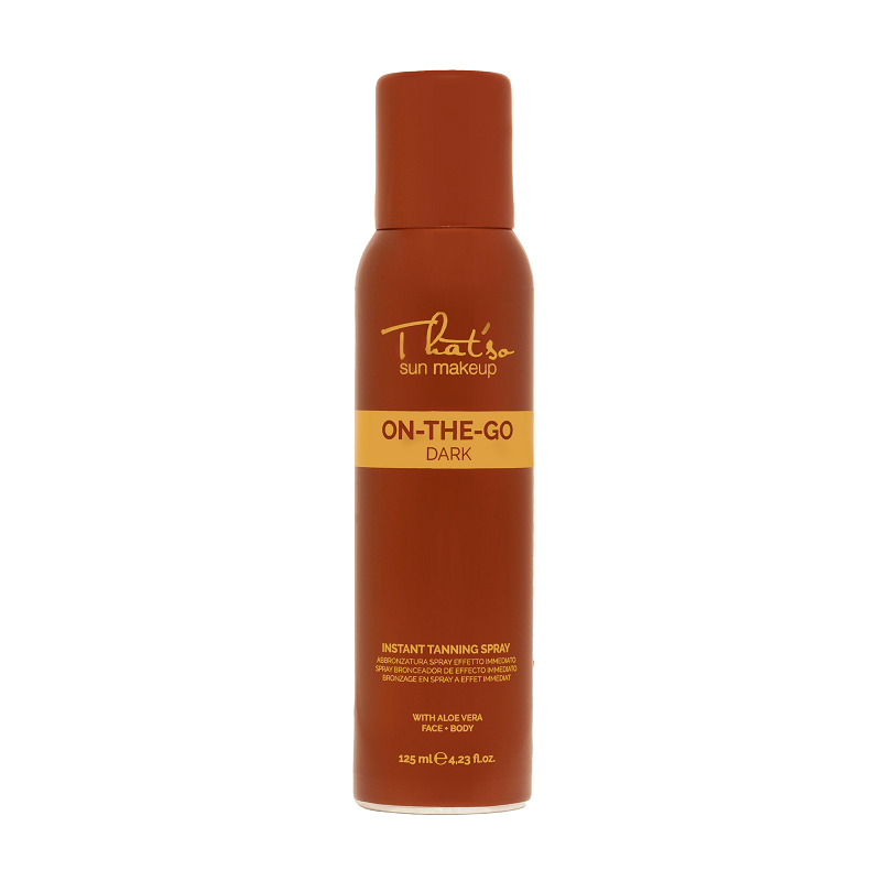 Spray autobronzant pentru fata si corp On The Go Dark, 125 ml, That So