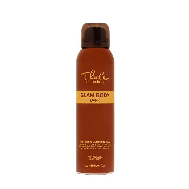 Spuma autobronzanta de corp Glam Body Mousse Dark, 150 ml, That So