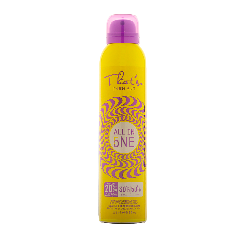 Ulei uscat tip spray cu SPF progresiv 20/30*/50+ All In One, 175 ml, That So