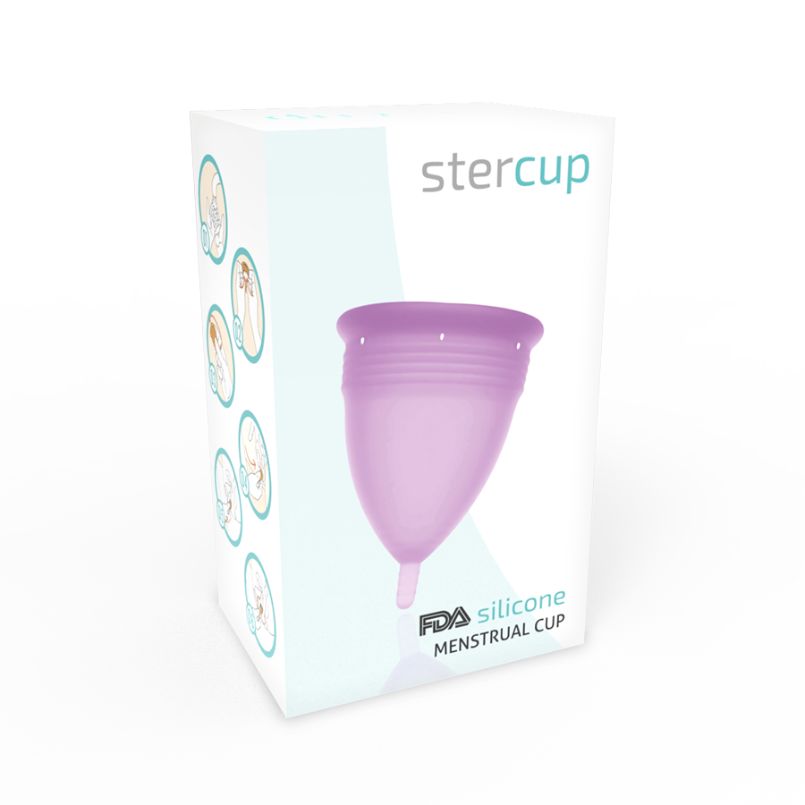 Cupa menstruala marimea L Stercup, Violet, 1 bucata, Stercup