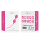 Bile kegel roz Kisha Fit, 1 bucata, Intense 559861