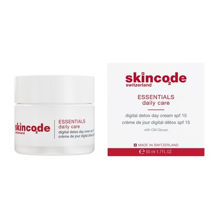 Crema de zi Detox Essentials SPF15, 50 ml, Skincode 559879