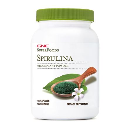 Spirulina 500 mg SuperFoods, 100 capsule, GNC