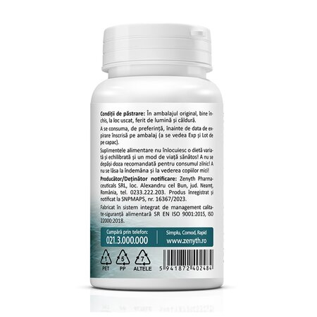 Calciu Marin, 60 capsule, Zenyth 619388