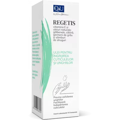 Ulei pentru ingrijirea cuticulelor si unghiilor, Q4U, 25 ml, Tis Farmaceutic