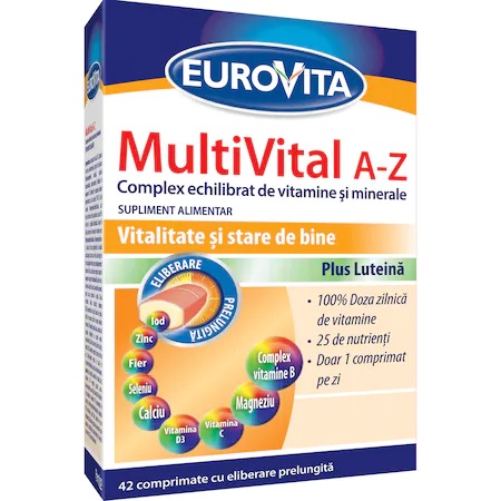 MultiVital A-Z, 42 comprimate, Eurovita