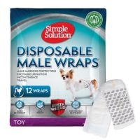 Scutece pentru caini Masculi talie foarte mica (XS), 12 bucati, Simple Solution