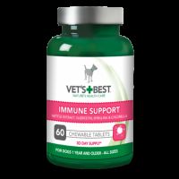 Supliment cu extract de urzica, quercitina, spirulina si chlorella Immune Support, 60 tablete masticabile, Vet's Best