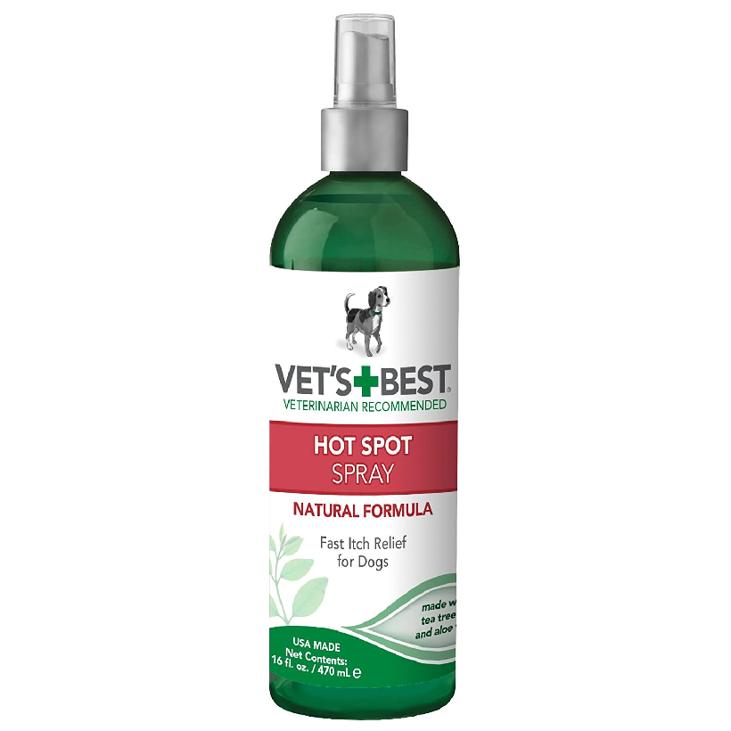 Spray cu ulei din arborele de ceai si aloe vera Hot Spot, 470 ml, Vet's Best