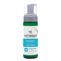 Spuma fara clatire cu ovaz, panthenol, aloe vera si musetel Waterless Cat Bath, 150 ml, Vet's Best