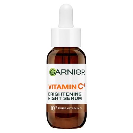 Serum de noapte Skin Naturals cu Vitamina C pura, 30 ml, Garnier