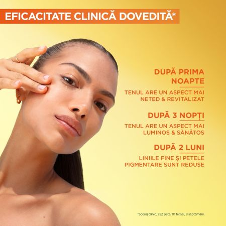 Serum de noapte Skin Naturals cu Vitamina C pura, 30 ml, Garnier 658059
