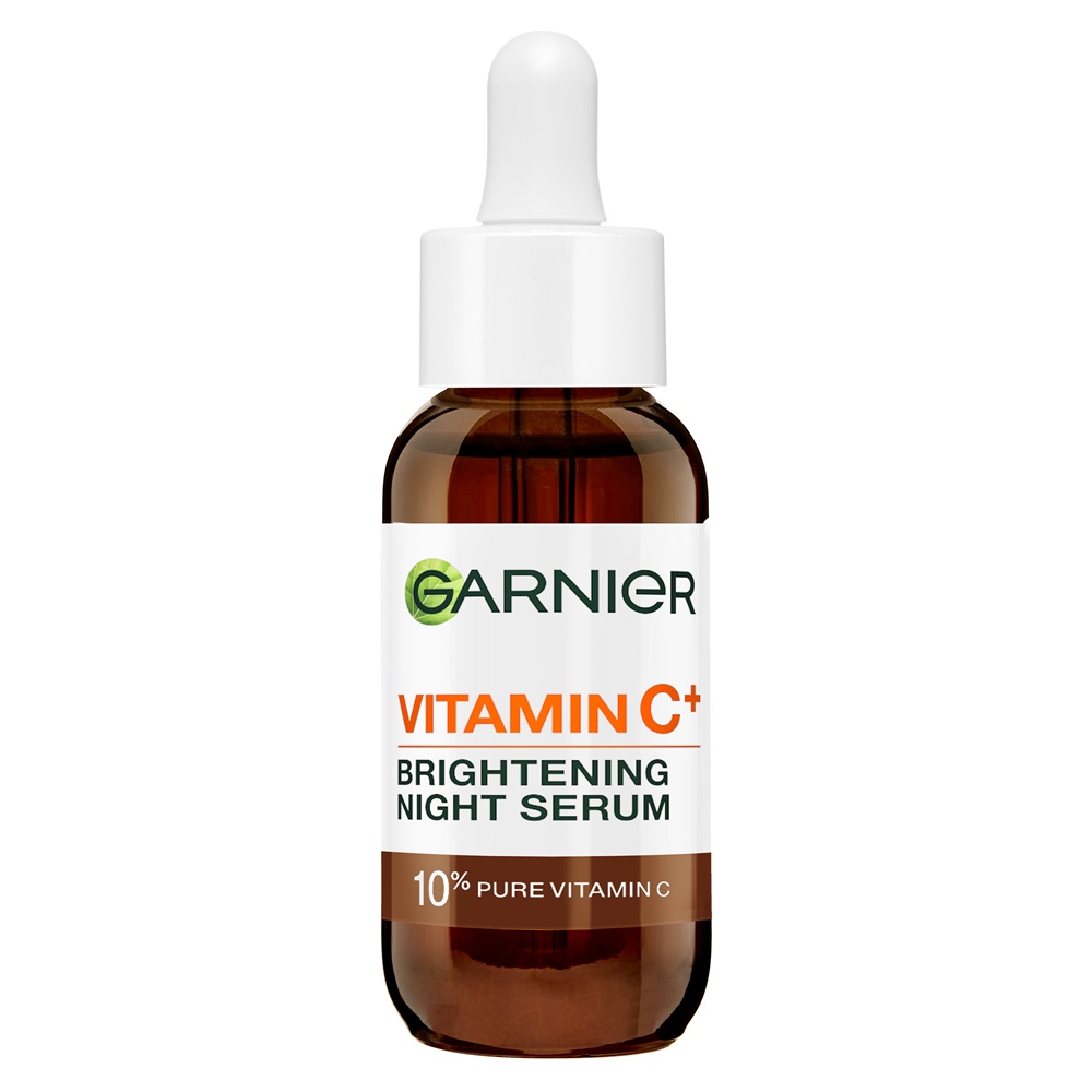 Serum de noapte Skin Naturals cu Vitamina C pura, 30 ml, Garnier