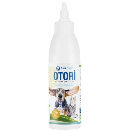 Emulsie auriculara pentru caini si pisici Otori, 125 ml, Aloeplus 726008