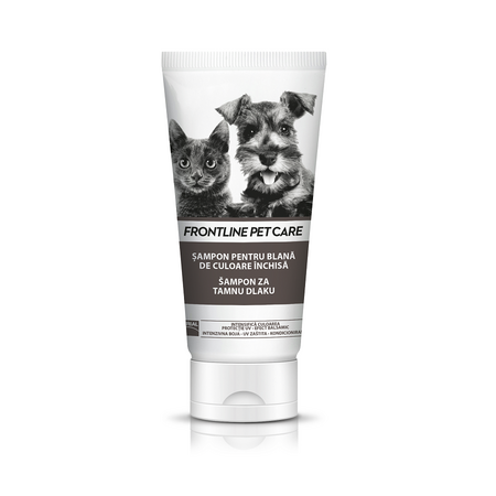 Sampon pentru caini si pisici cu blana de culoare inchisa Frontline Pet Care, 200 ml, Frontline