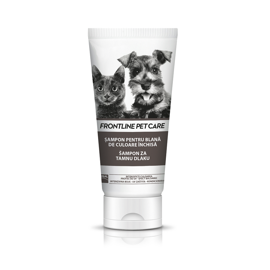 Sampon pentru caini si pisici cu blana de culoare inchisa Frontline Pet Care, 200 ml, Frontline