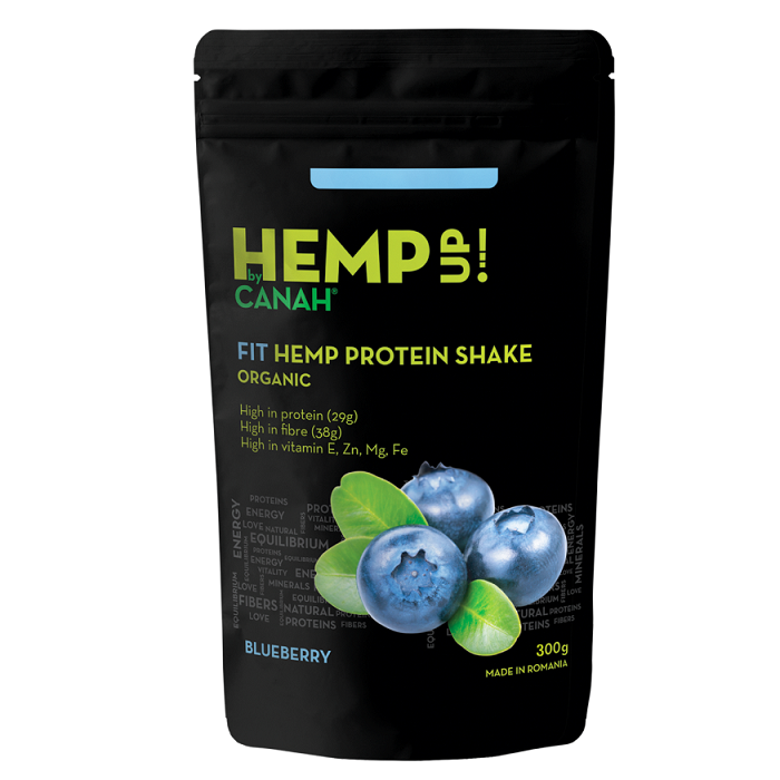 Shake proteic de canepa Eco FIT Hemp Up, 300 g, Canah