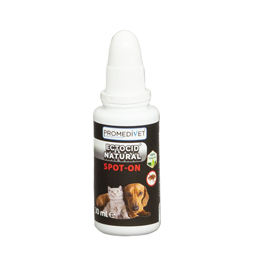 Antiparazitar Ectocid Natural SpotOn, 30 ml, Promedivet