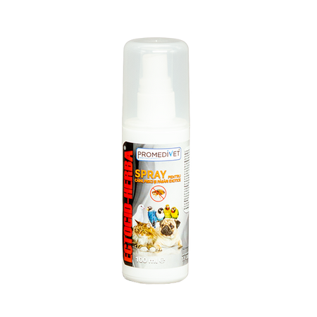 Antiparazitar Ectocid Herba Spray, 100 ml, Promedivet
