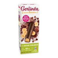Batoane cu ciocolata si banane, 62 g, Gerlinea 