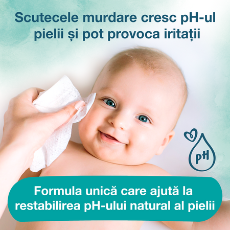 Servetele umede Aqua Pure, 48 bucati, Pampers 661767