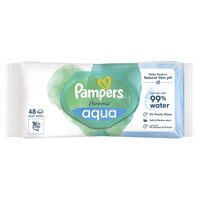 Servetele umede Aqua Pure, 48 bucati, Pampers