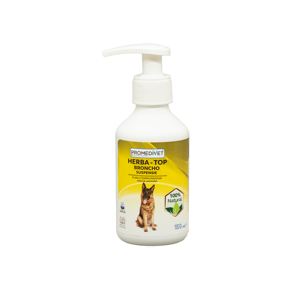 Herba-top broncho suspensie, 150 ml, Promedivet