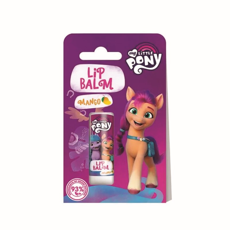 Balsam de buze pentru copii cu aroma de mango My Little Pony, 4.4 g, Edg