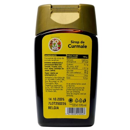 Sirop de curmale, 170 ml, Solaris 662126