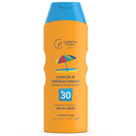 Emulsie plaja rezistenta la apa cu ulei de catina SPF 30, 200 ml, Cosmetic Plant