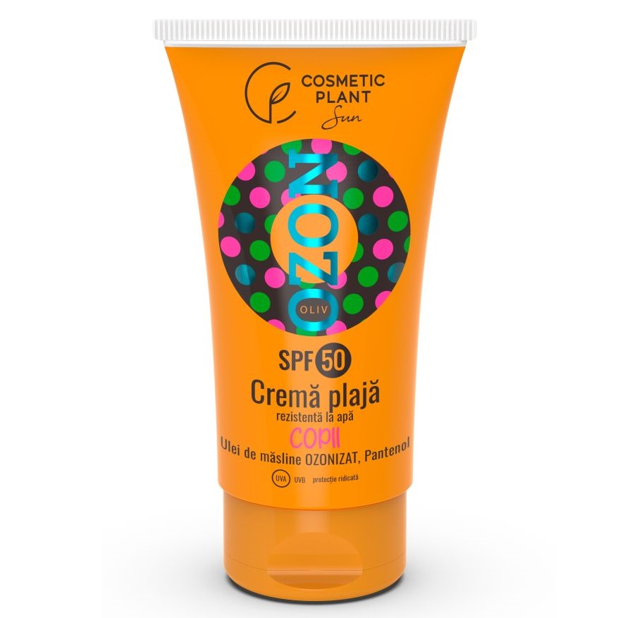 Crema de plaja rezistenta la apa cu SPF 50 pentru copii Ozon, 150 ml, Cosmetic Plant