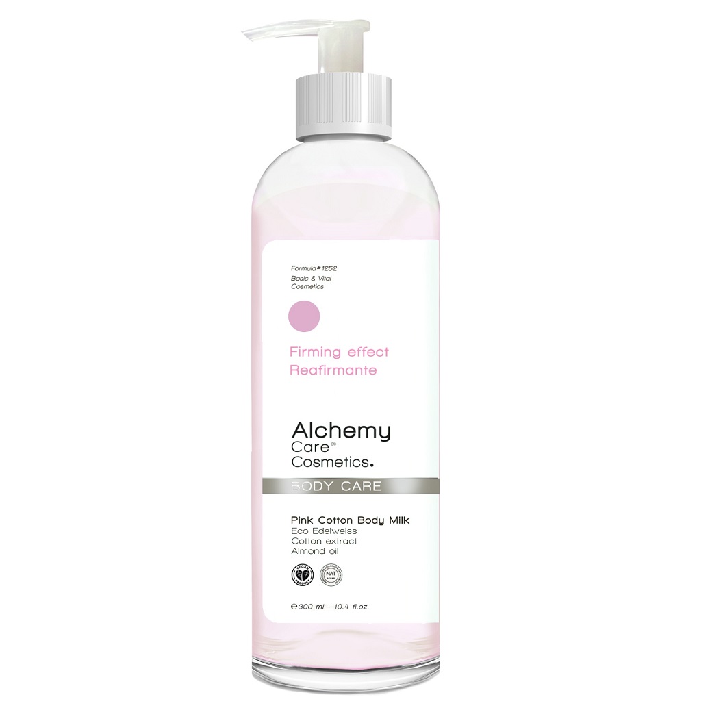 Lapte de corp fondant Pink Cotton Body, 300 ml, Alchemy