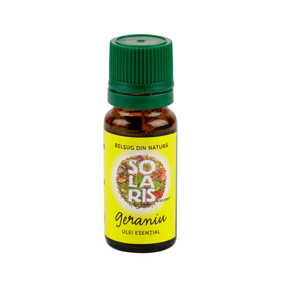 Ulei esential de geraniu, 10 ml, Solaris