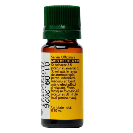 Ulei esential de salvie, 10 ml, Solaris 662117