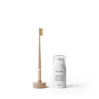 Periuta de dinti Gold Nude + Pasta de dinti Pure White 75 ml, Piuma