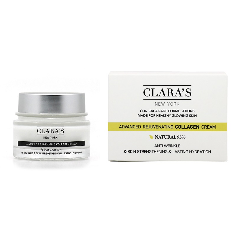 Crema antirid pentru ten cu colagen, 50 ml, Clara's New York