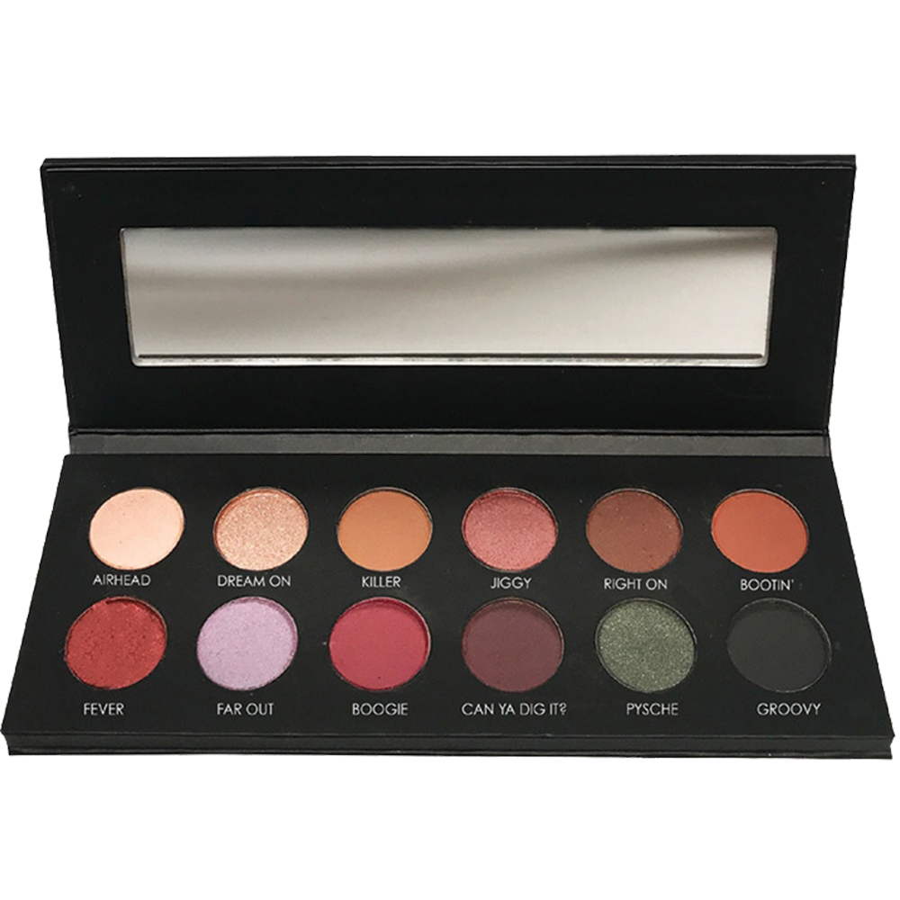 Fard de pleoape paleta 12 nuante Disco Til Dawn BD6580, Bodyography