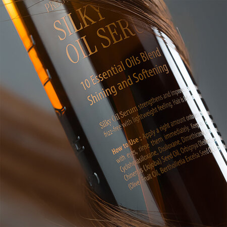 Ser reparator pentru par deteriorat Silky Oil, 100 ml, Curlyshyll 608803