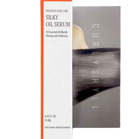 Ser reparator pentru par deteriorat Silky Oil, 13 ml, Curlyshyll 608809