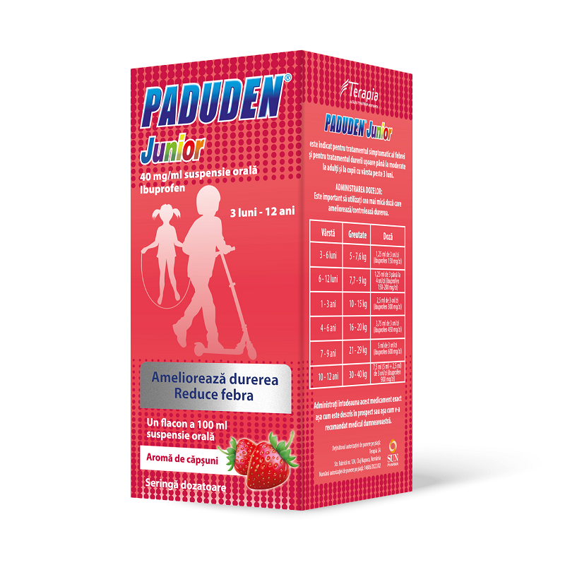 Paduden Junior, 40 mg/ml suspensie orală, 100 ml, Terapia