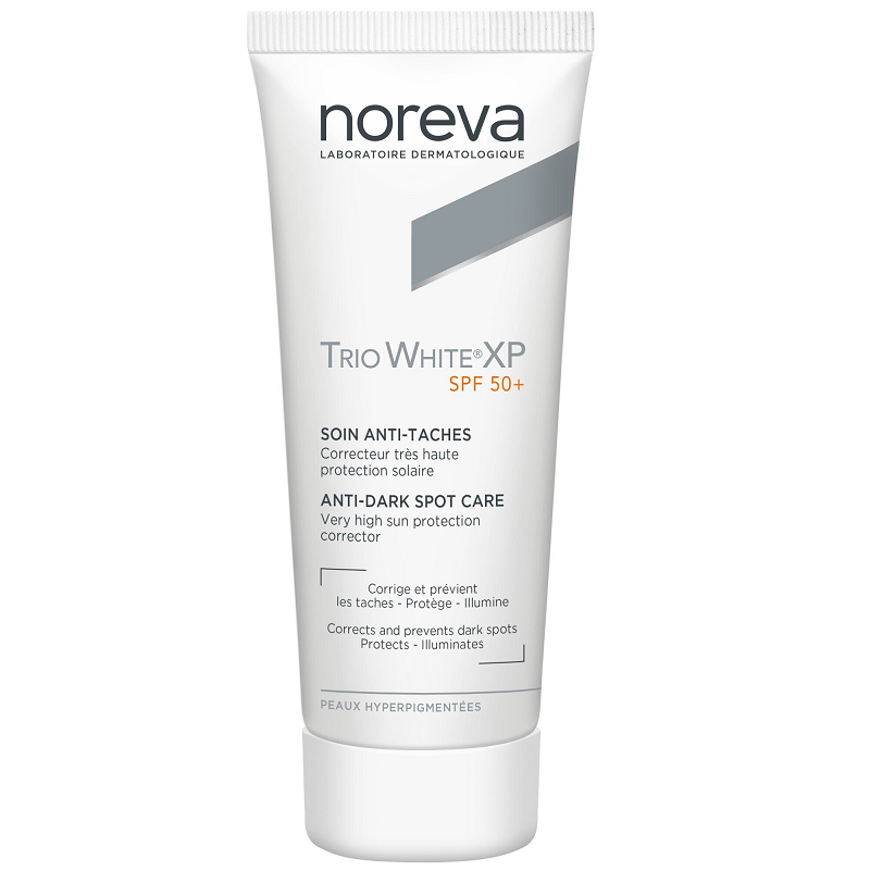 Crema de zi impotriva petelor brune SPF 50+ Trio White XP, 40 ml, Noreva